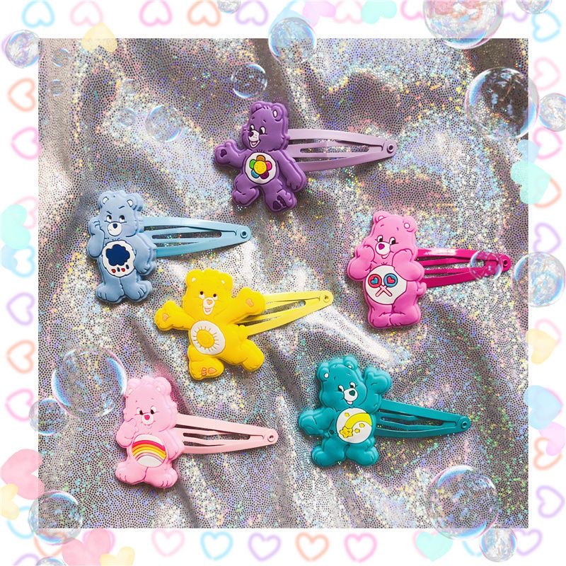 Hair Care Zinc - Care Bears Cartoon Haarspangen-Set, Niedliche Bunte