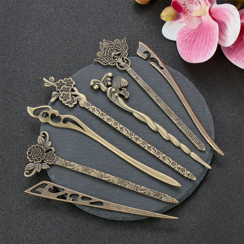 Hair Care Zinc - Haarpflege Mode Haarschmuck Vintage Metallic Styling