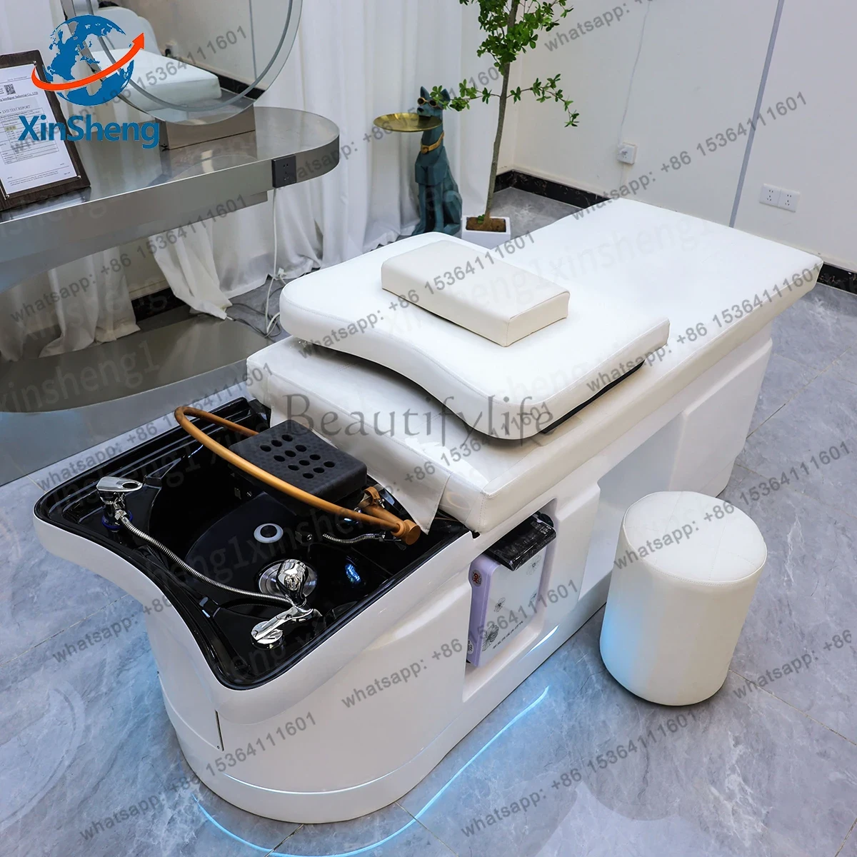 Hair Care Is Self Care - Salon-Massage-Shampoo-Liege Kopf-SPA Haarwaschausrüstung Schönheitspflege-Couch Sofa-Kissen Gewerbliche