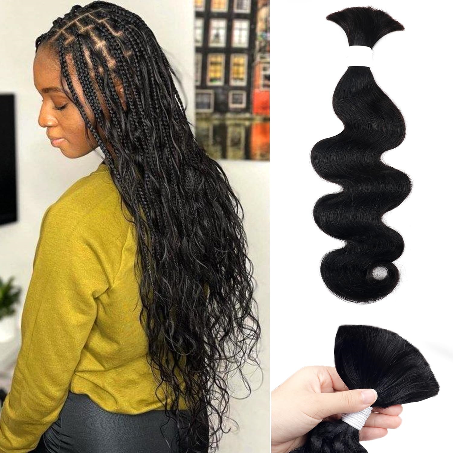 Hair Care Formulation - 24 Zoll Body Wave Flechthaar 65g