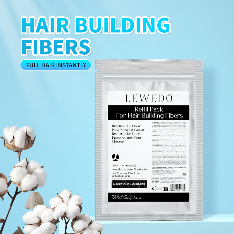 Hair Care Keratin Treatment - Haarfasern-Pulver 100g Sofortige Haarwuchs-Faser Nachfüllbeutel Haarausfall-Behandlung