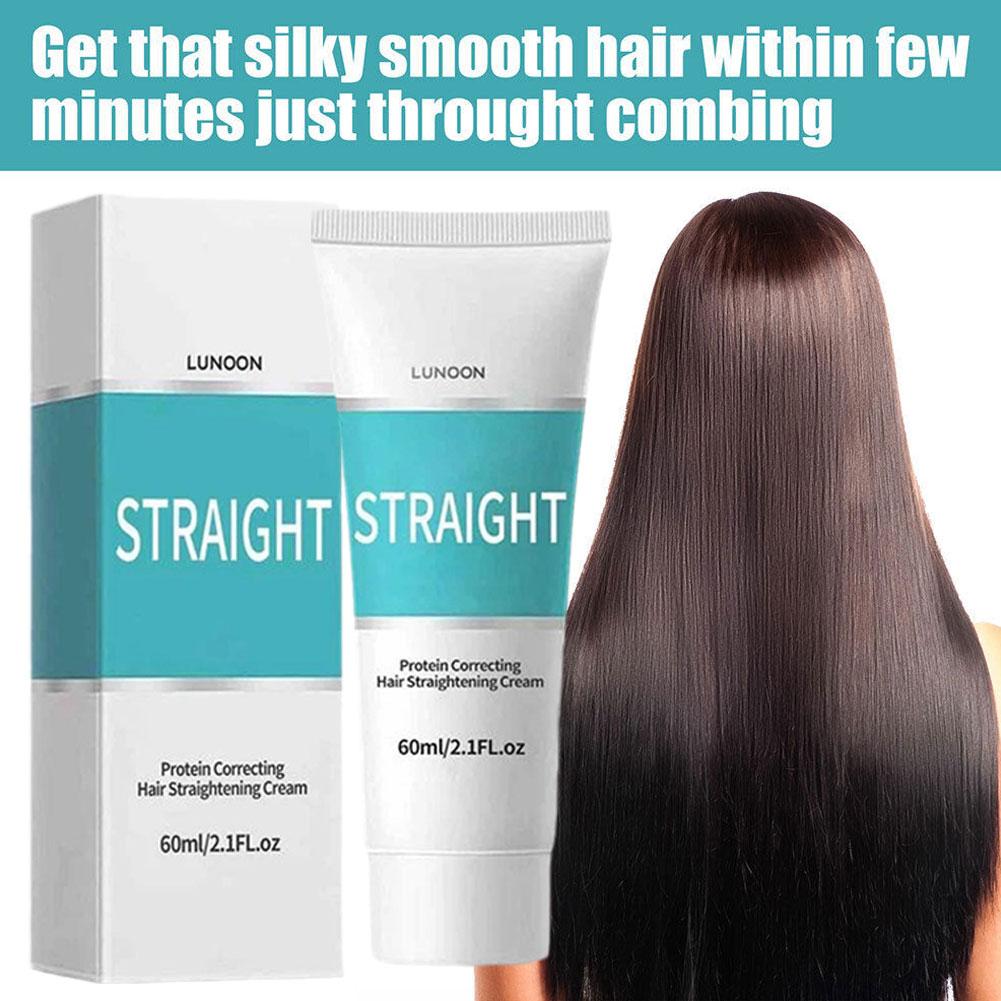 Hair Care Keratin Treatment - 60 ml Keratin-Haarglättungscreme, professionelle beschädigte Behandlung,