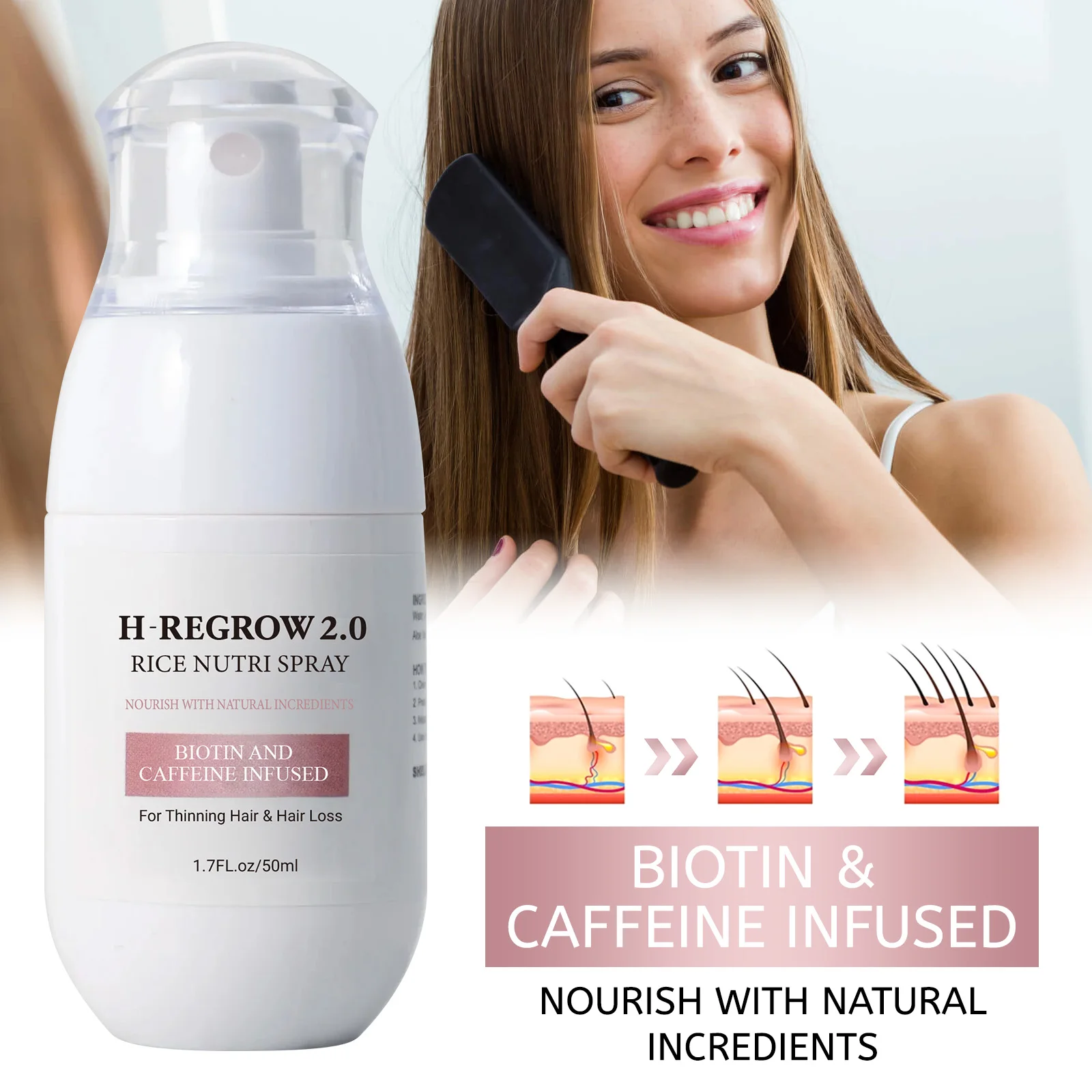 Haarspray mit Reiswasser, stär – Hair Care With Rice Water Bewertung und Preis