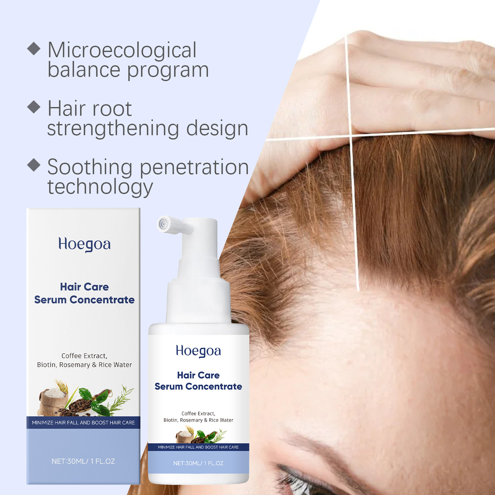Haarpflege-Serum mit Koffein,  – Hair Care With Rice Water Bewertung und Preis