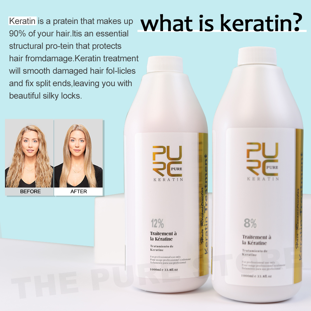 PURC 8 % Keratin-Glättungsbeha – Hair Care Keratin Treatment Bewertung und Preis